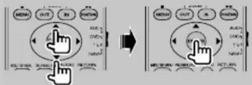 KENWOOD KOSV1000 - Selection d'un élément de l'écran - 1