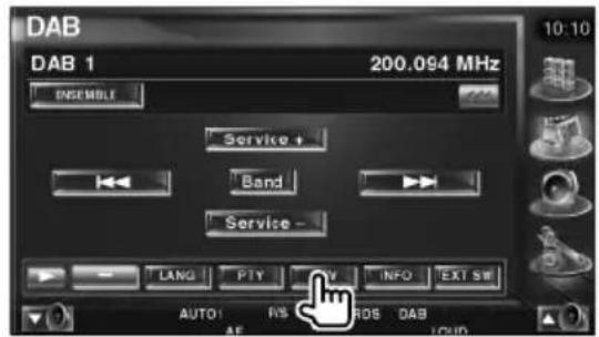 KENWOOD KOSV1000 - Commencez la selection de service - 1