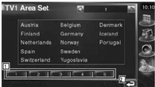 KENWOOD KOSV1000 - Réglage de la télévision - 1