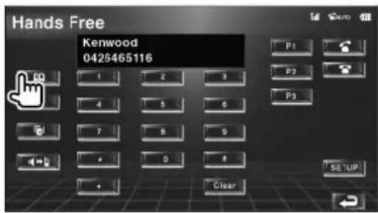 KENWOOD KOSV1000 - Réaliser un appel par agenda téléphonique (Phone Book) - 1
