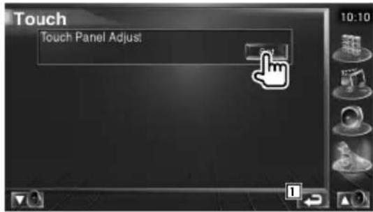KENWOOD KOSV1000 - Réglage du panneau tactile - 1