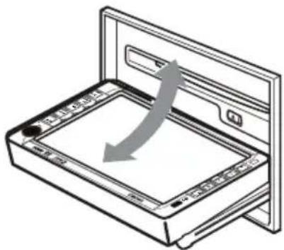 CLARION VX409 - Opening/closing the operation panel - 1