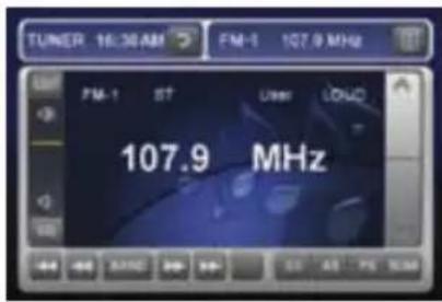 CLARION VX409 - Listening to the radio - 1