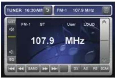 CLARION VX409 - Écoute de la radio - 1