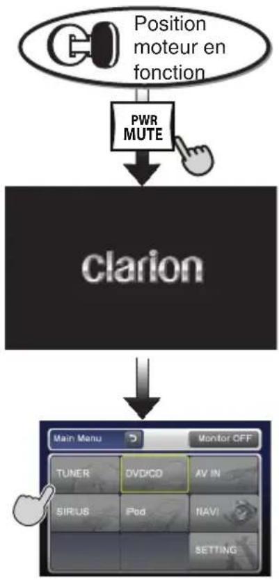 CLARION VX409 - Bouton [MAP] - 2