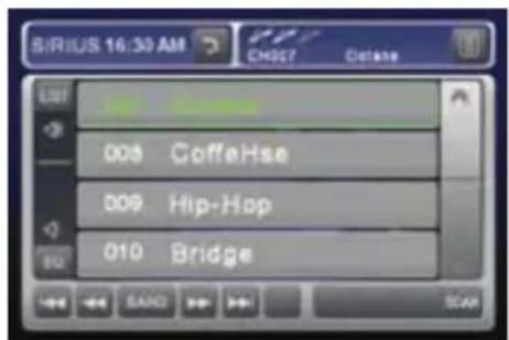 CLARION VX409 - Displaying channel labels - 1