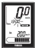 YAMAHA PW45 - ○ Réglages de l'horloge et km/mile - 4