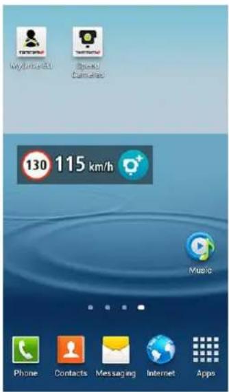 TOMTOM Speed Cameras app for Android - Mode superposition - 1