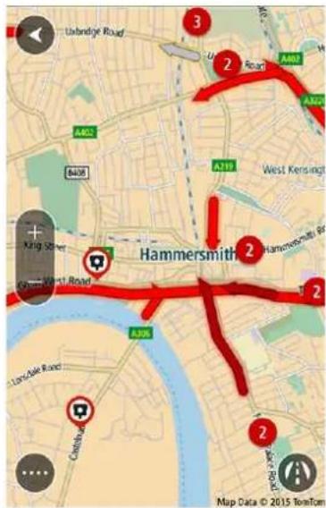 TOMTOM Speed Cameras app for Android - Afficher la carte - 1