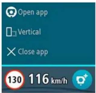 TOMTOM Speed Cameras app for Android - Le menu abrégé - 1