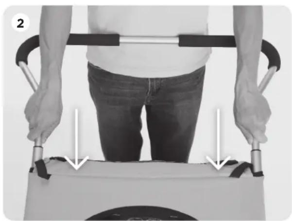 THULE Chariot Corsaire 2 - DÉSINSTALLATION DES ROUES - 3