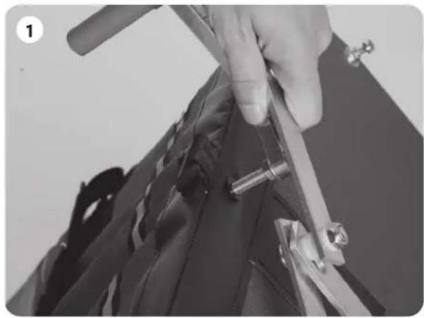 THULE Chariot Corsaire 2 - INSTALLATION DU FREIN DE STATIONNEMENT - 1