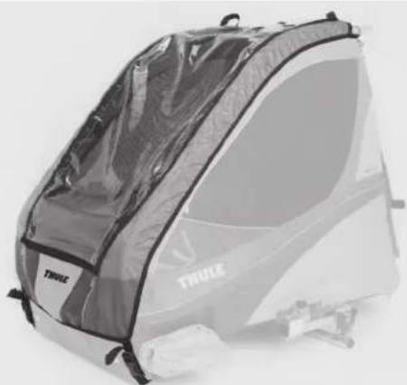 THULE Chariot Corsaire 2 - UTILISATION DE LA TOILE DE PROTECTION 2 EN 1 - 1