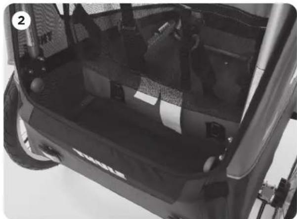 THULE Coaster Bicycle Trailer - RANGEMENT - 1