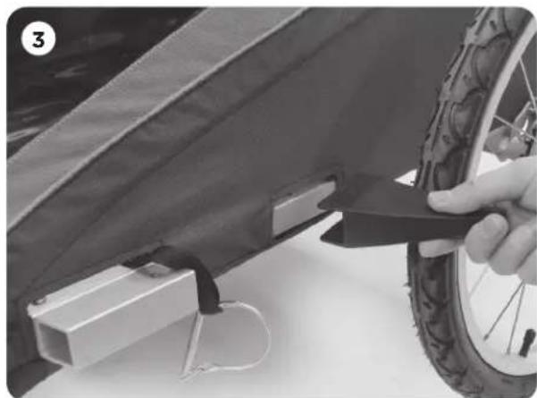 THULE Coaster Bicycle Trailer - INSTALLER LES DÉFLECTEURS DE ROUE - 1