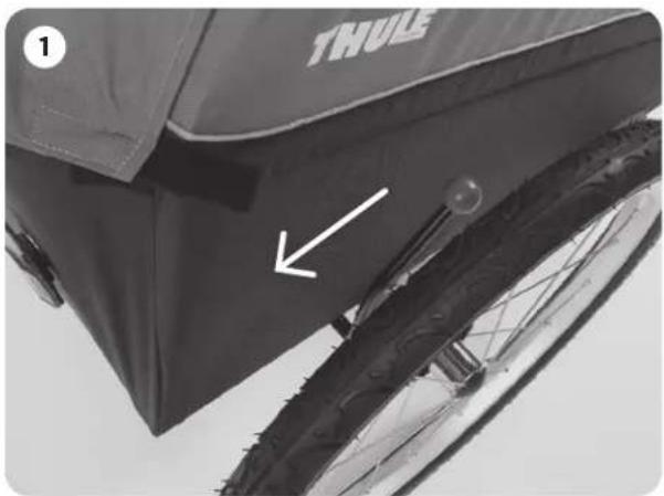 THULE Coaster Bicycle Trailer - UTILISATION ET CARACTERISTIQUES - 1