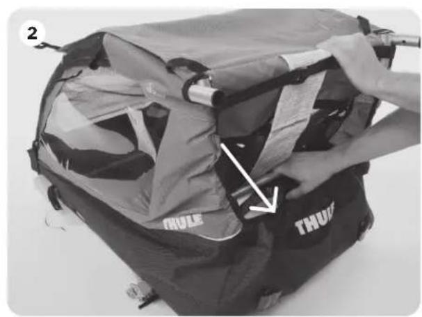 THULE Coaster Bicycle Trailer - DEPLIER LE TRANSPORTEUR - 2