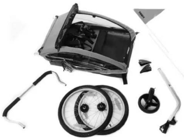 THULE Coaster Bicycle Trailer - AVIS - 1