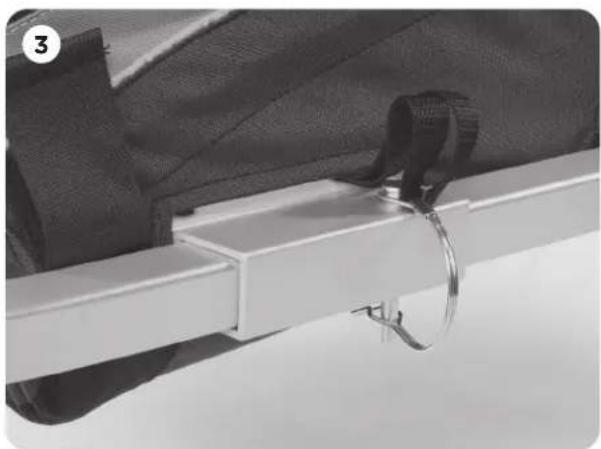 THULE Coaster Bicycle Trailer - RÉGLER LE BRAS D'ATTELAGE POUR LE MODE MARCHE - 2