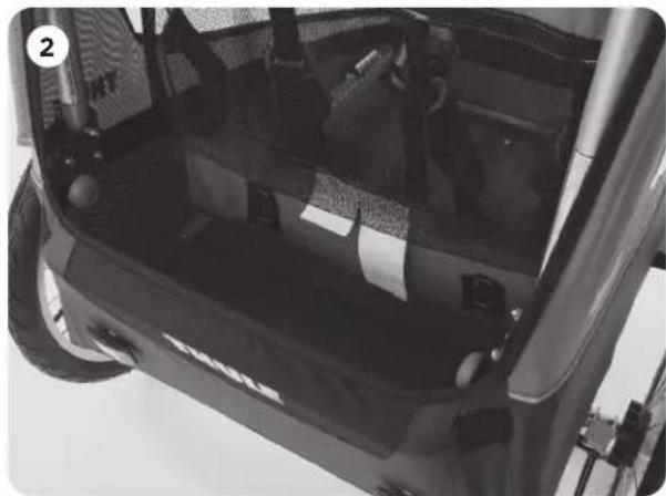 THULE Coaster Bicycle Trailer - WARNING - 4