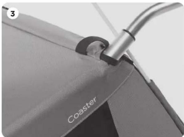 THULE Coaster Bicycle Trailer - INSTALLING THE SAFETY FLAG - 1