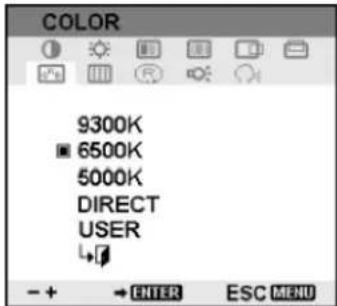 WACOM PL 521 - ON SCREEN DISPLAY (OSD) SETTINGS - 25