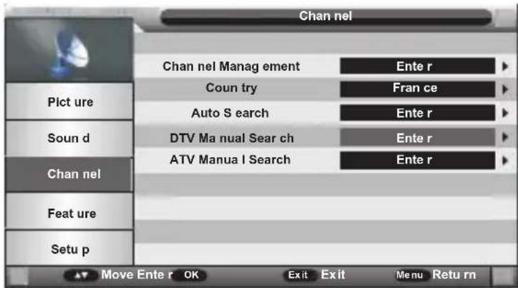 SCHNEIDER LD24SCHD15HB - Channel Menu - 1
