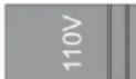 BC ACOUSTIQUE EX502 - INPUT VOLTAGE - Selecteur de voltage - 5