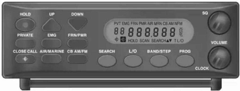 ALBRECHT AE355M - Panneau avant du AE355M - 1