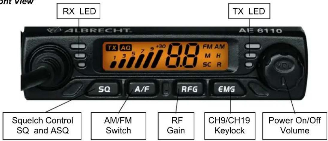 ALBRECHT AE 6110 VOX - Front View - 1