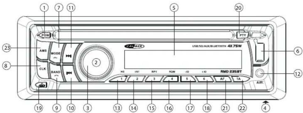 CALIBER RMD235BT - Avertissement - 1
