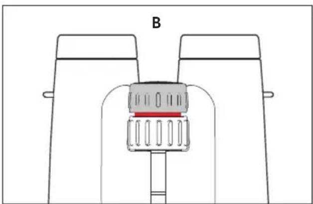 LEICA Trinovid 42 - aJuste deL enfoque / compensacion de dioptrlas - 1