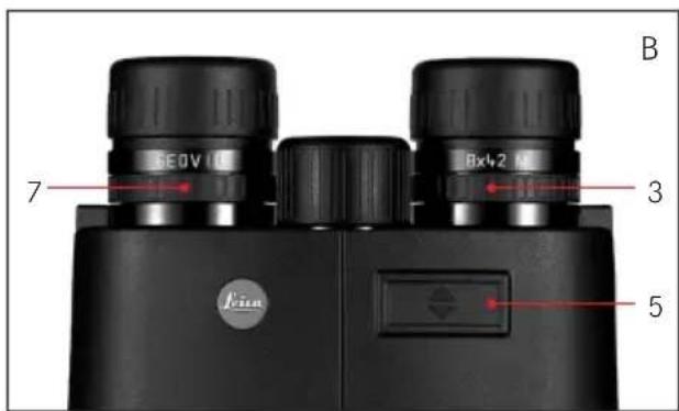 LEICA Geovid 42 BRF - Compensazione diottrica - 1