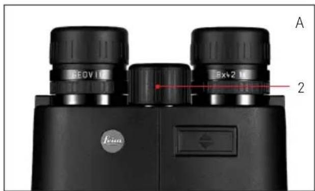 LEICA Geovid 42 BRF - Instellen van de oogafstand - 1