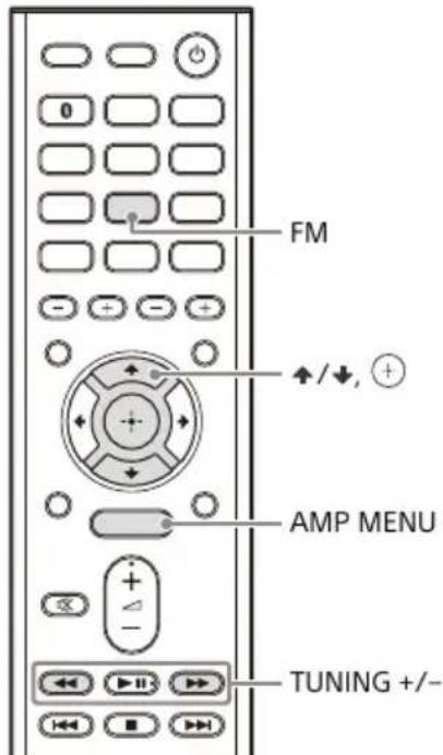 SONY STRDH190 - Syntonisation automatique d'une station FM (Syntonisation automatique) - 1