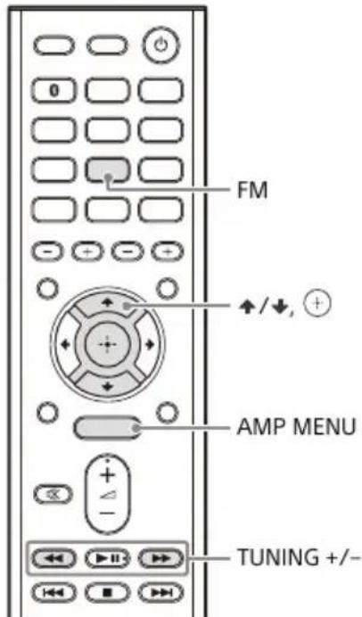 SONY STRDH190 - Sintonización de una emisora de FM automatístico (Sintonización automática) - 1
