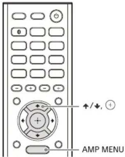 SONY STRDH190 - Réglage de l'impédance des enceintes - 1