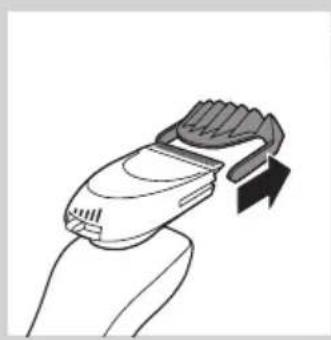 PHILIPS AquaTouch S1030 - Het Beard Styler-hulpstuk zonder de kam gebruiken - 1