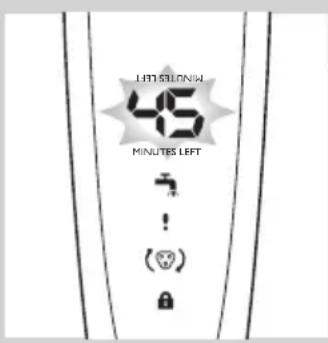 PHILIPS AquaTouch S1030 - Resterende accucapaciteit - 1