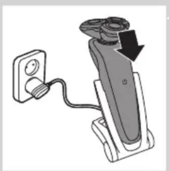 PHILIPS AquaTouch S1030 - Carregamento no carregaro - 3