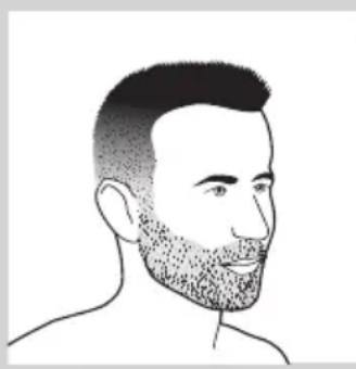 PHILIPS AquaTouch S1030 - Estilos de barba - 1