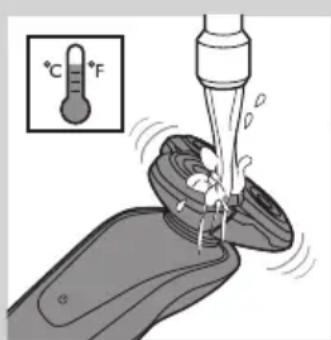PHILIPS AquaTouch S1030 - De scheerunit schoonmaken - 1