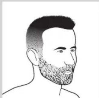 PHILIPS AquaTouch S1030 - Using the Beard Styler attachment with comb - 8