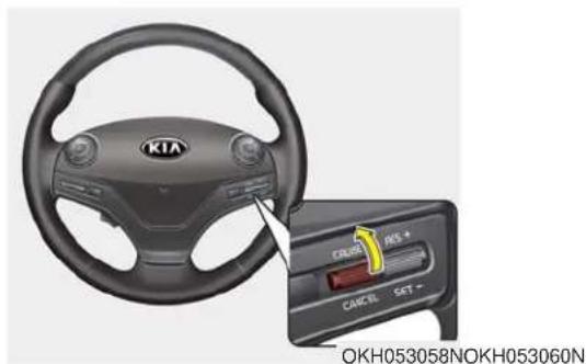 KIA K900 (2018) - Pour mettre le régulateur de vitesse hors circuit, procédez d'une de ces façons : - 1