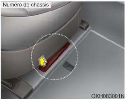 KIA K900 (2018) - NUMÉRO D'IDENTIFICATION DU VÉHICULE (NIV) ÉTIQUETTE DE CERTIFI- - 1