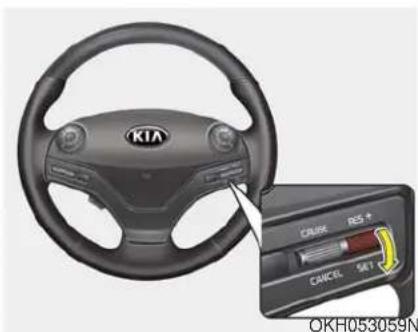 KIA K900 (2018) - Réglage de la vitesse (ASCC) - 2