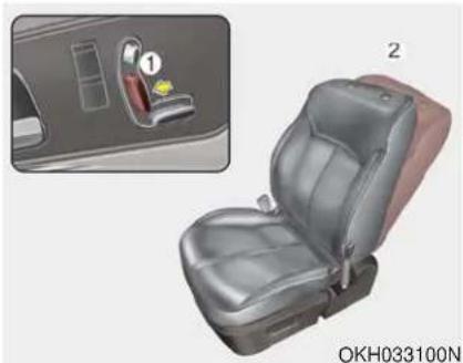 KIA K900 (2018) - Remettre les appuie-têtes - 1