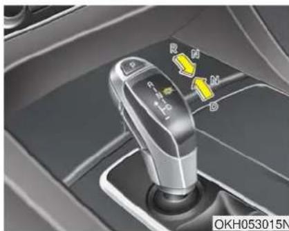 KIA K900 (2018) - ■ Changement des vitesses - 1