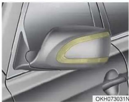 KIA K900 (2018) - Remplacement de l'ampoule de la lampe témoin latérale - 1