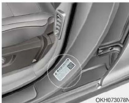 KIA K900 (2018) - Pression à froid recommandée pour les pneus - 1